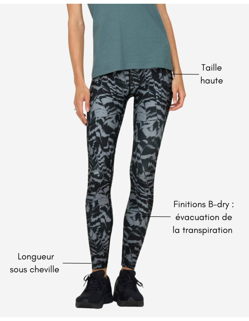 Legging de yoga - pour femmes - à motifs