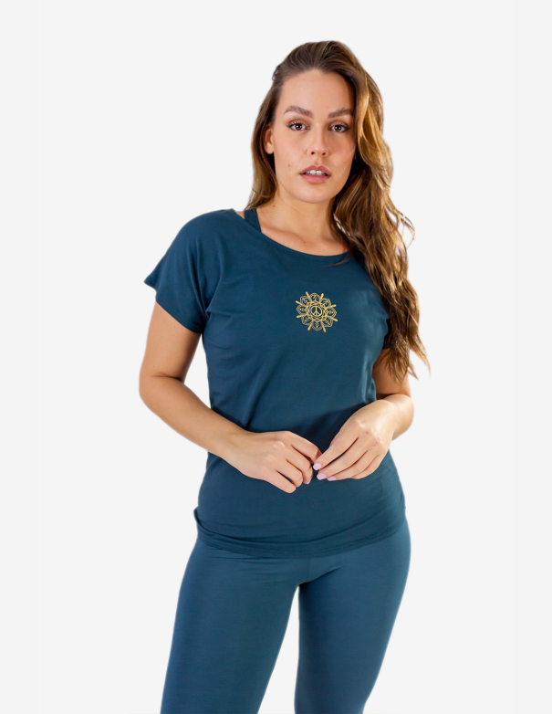 HSQMA T-Shirt De Sport Femme Top De Yoga Débardeur Sport À Manche Courte  avec Soutien-Gorge Intégré pour Gym Fitness Running，Hollow Out Back Yoga  Top (Color : Gray1, Size : XL/) : 