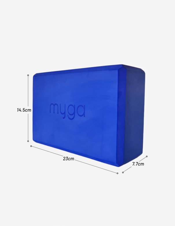 Myga Yoga Set - Tapis de yoga, 2 blocs de yoga et sangle de yoga