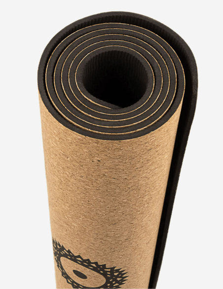 Tapis de yoga en liège XL- Chakra