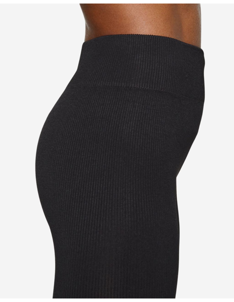 Legging uni côtelé - Noir - Only