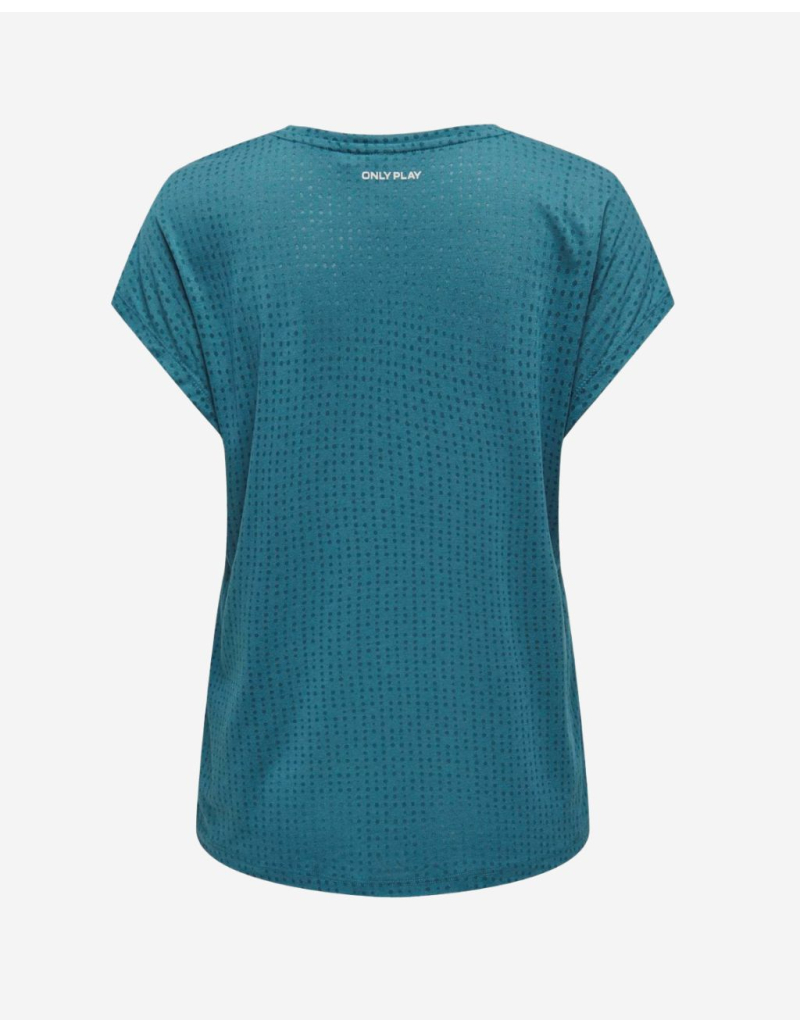 Tshirt de yoga - Manches courtes - Bleu