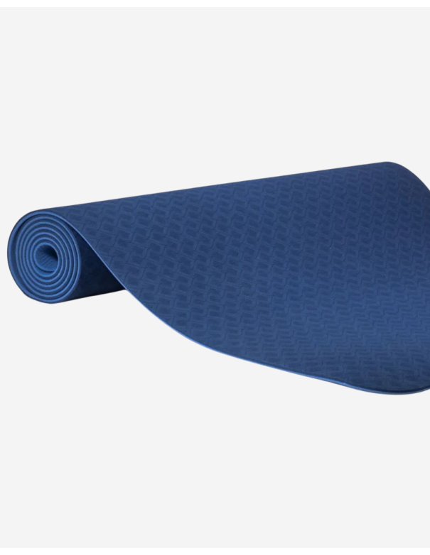 Tapis de yoga bleu en TPE parfait pour le yoga