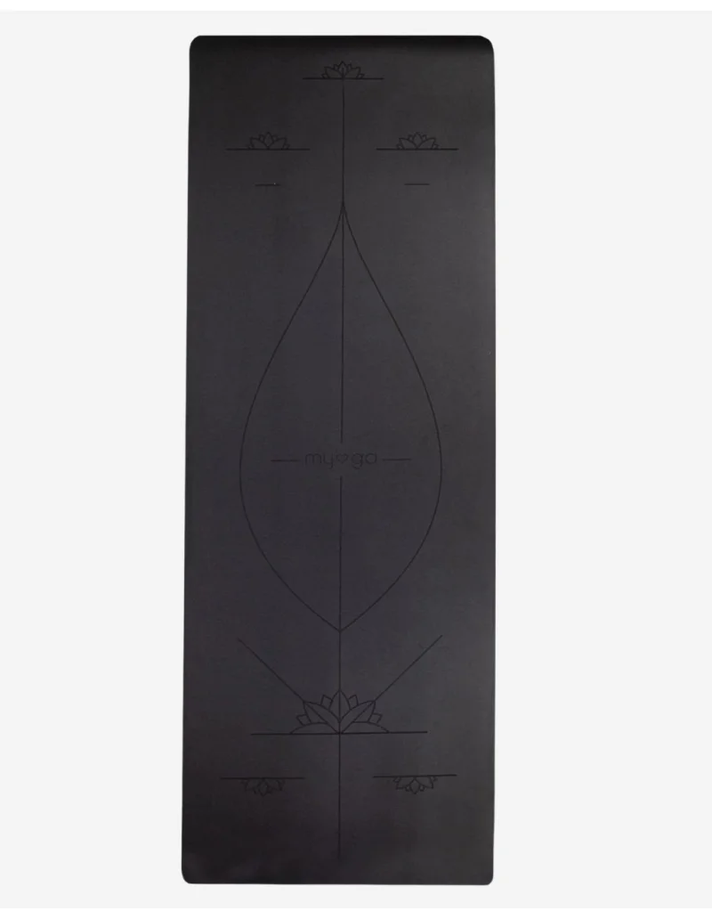 Tapis de yoga - extra large - Noir - Alignement & confort