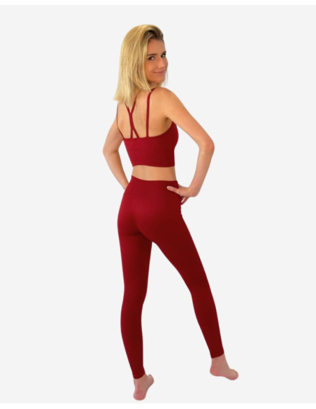 Legging de yoga - rouge - Only